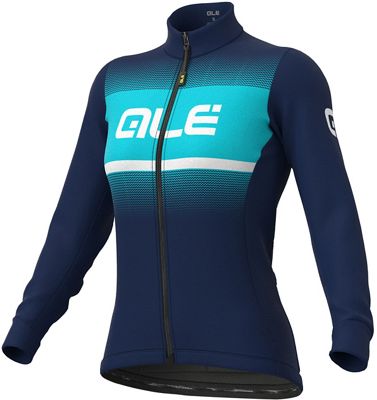 Alé Women's Solid Blend Long Sleeve  Jersey  - Blue Turquoise, Blue Turquoise