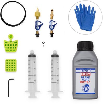 Bleed Kit Premium DOT SRAM EDGE Brake Bleed Kit 2021 - Multi - 250ml, Multi