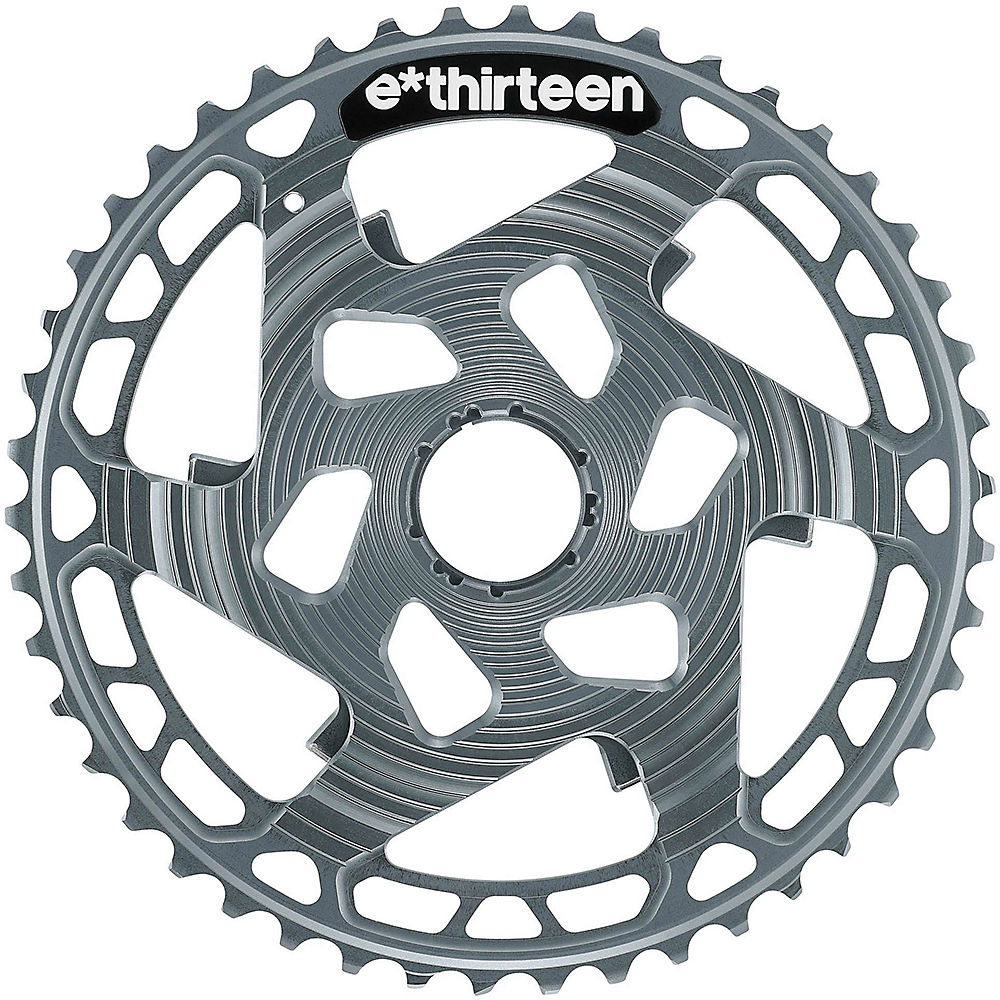 E Thirteen Helix 11 Speed Cassette Cluster - Grey - 46t Outer Cluster}, Grey