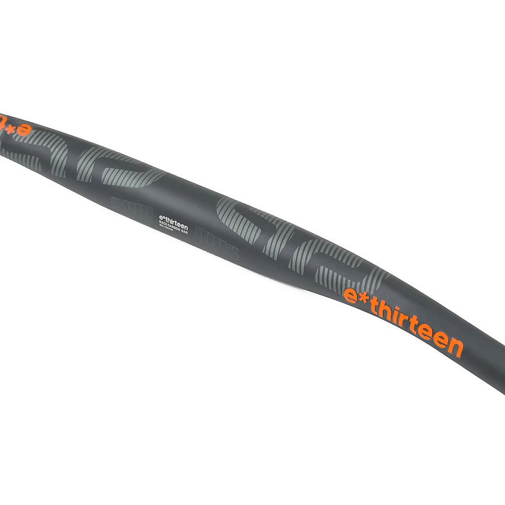 E Thirteen Race Handlebar Decal Set - Orange brulé - 20-35mm Rise, Orange brulé
