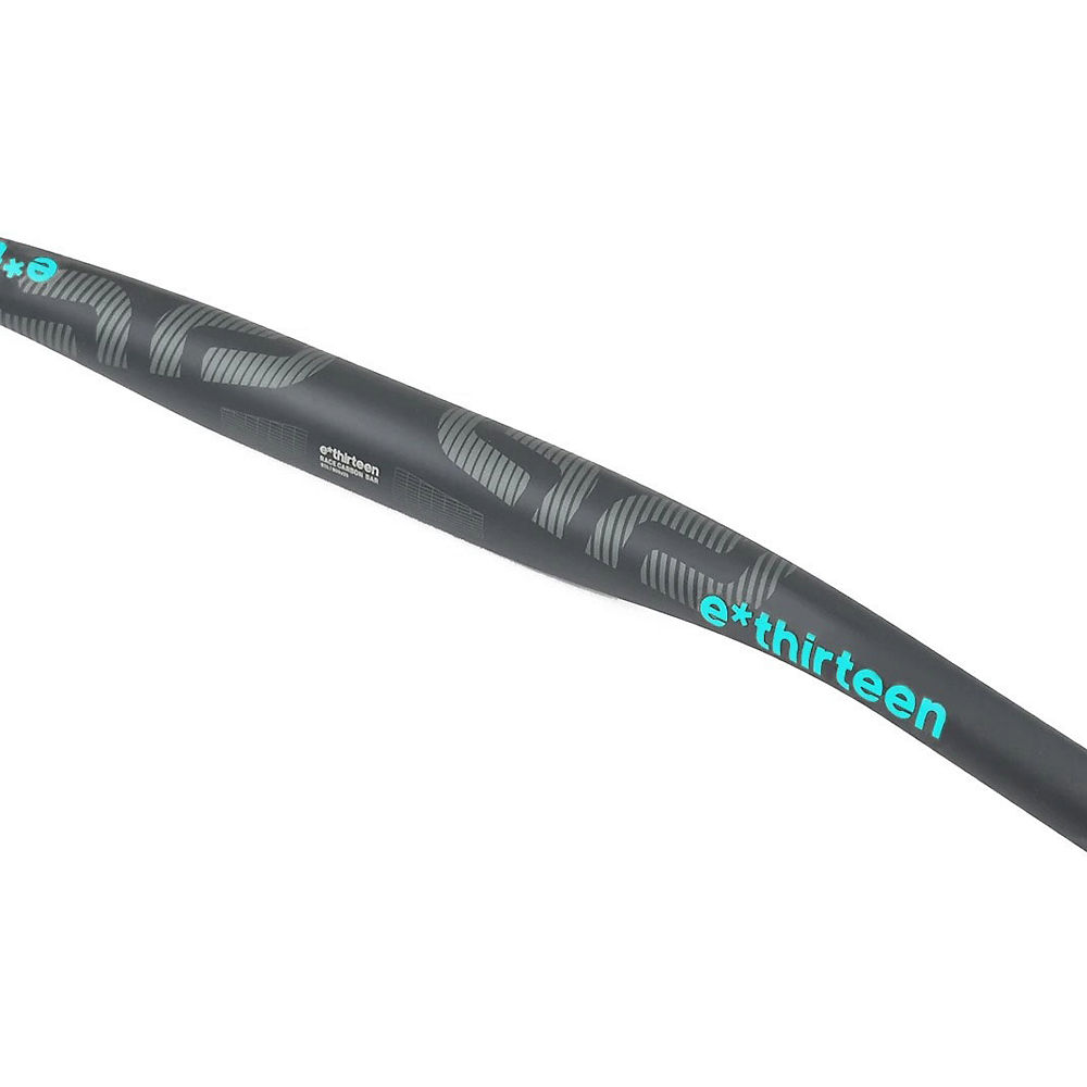E Thirteen Race Handlebar Decal Set - Petrol Turqoise - 20-35mm Rise, Petrol Turqoise