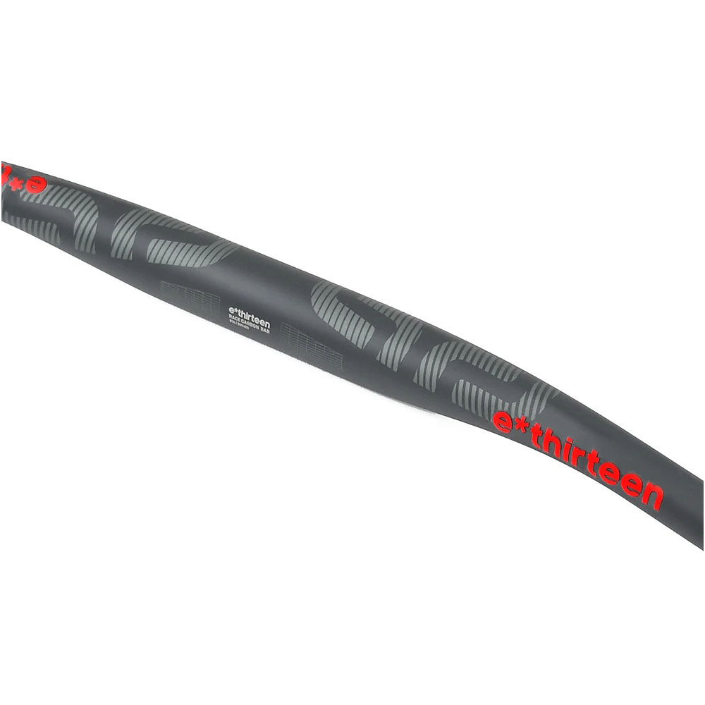 E Thirteen Race Handlebar Decal Set - Round Red - 20-35mm Rise, Round Red