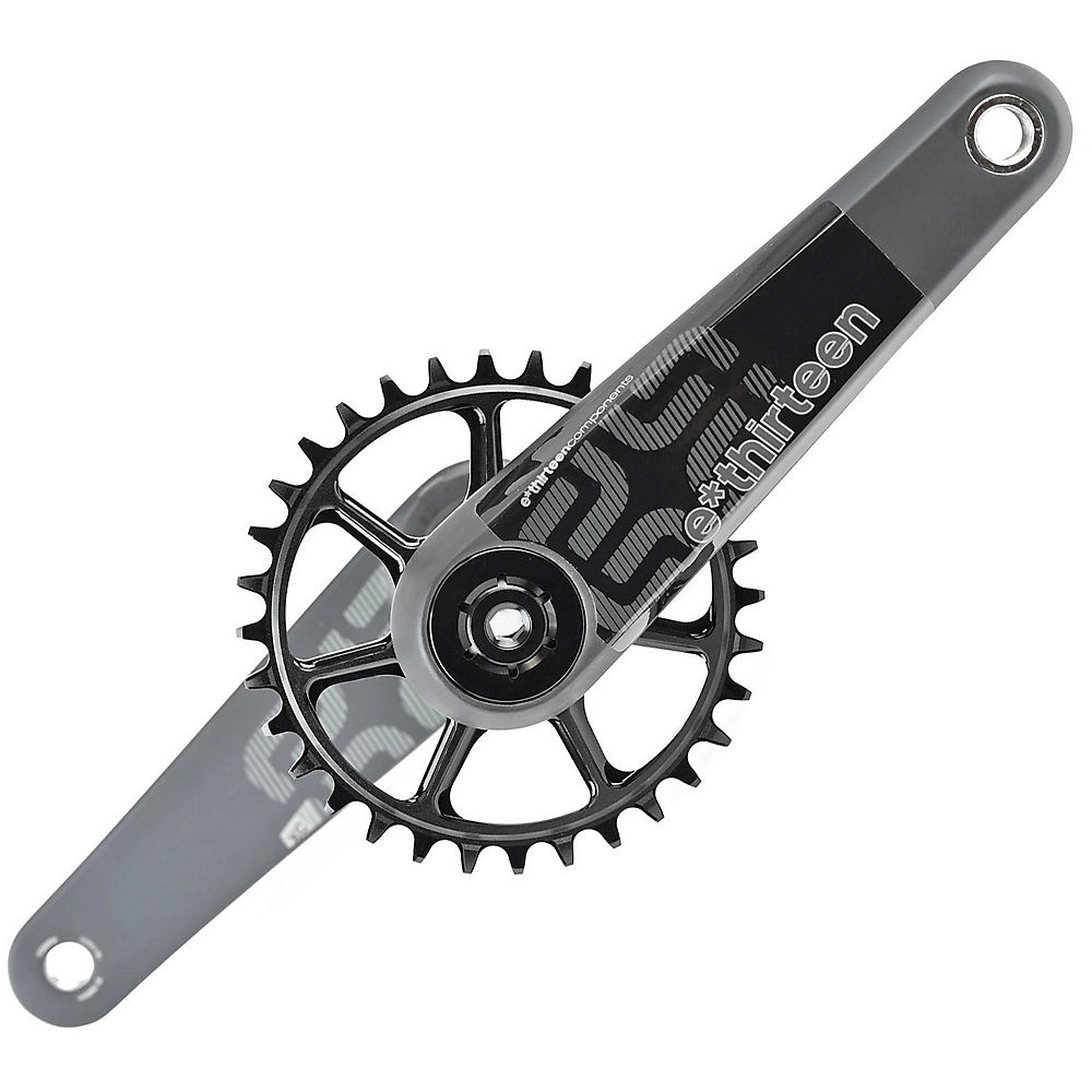 E Thirteen XCX Race Mountain Carbon Crankset - Black - 170 x 73mm}, Black