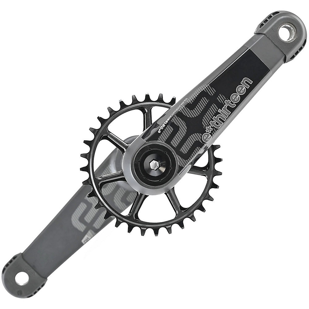 E Thirteen LG1 Race Carbon Crankset - Black, Black