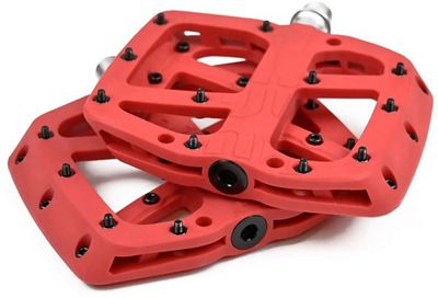 E Thirteen Base Flat Pedal - Bright Red, Bright Red