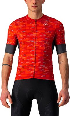 Castelli Velocissimo Competizione Cycling Jersey SS21 - rosso - XL, rosso