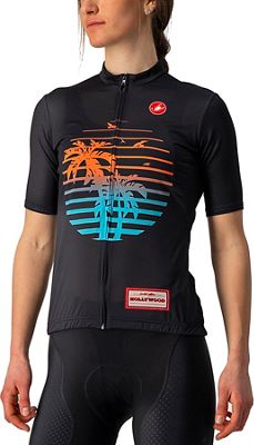 Castelli Women's Hollywood Competizione Jersey - Hollywood Black - XS}, Hollywood Black