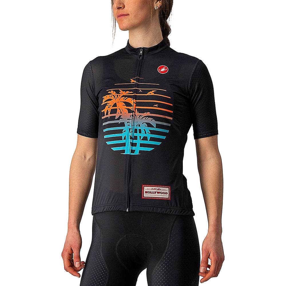 Castelli Women's Hollywood Competizione  Jersey SS21 - Hollywood Black - XS, Hollywood Black