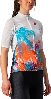 Castelli Women's Hollywood Competizione  Jersey SS21 - Miami White, Miami White
