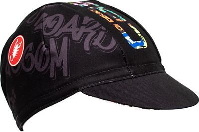 Castelli Graffiti Cycling Cap SS21 - Street Art Dark - One Size, Street Art Dark