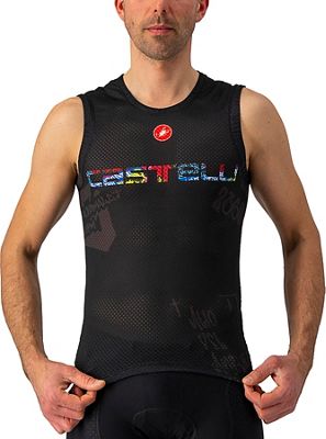 Castelli Graffiti Pro Mesh Sleeveless Base Layer SS21 - Street Art Dark - XXL, Street Art Dark