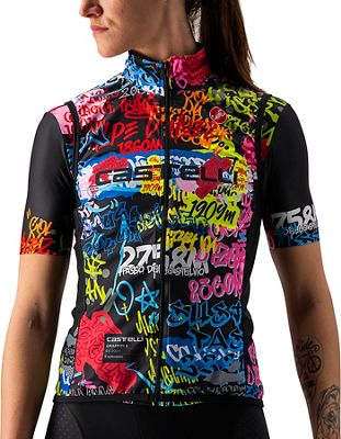 Castelli Women's Graffiti Pro Light Wind  Vest SS21 - Explosion, Explosion