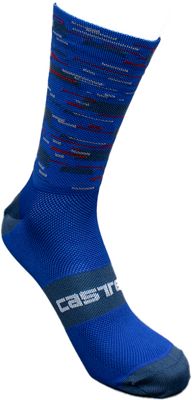 Castelli Velocissimo Kit 13cm Cycling Socks - Dark Infinity Blue - XXL}, Dark Infinity Blue