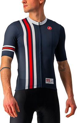 Maglia da ciclismo Castelli Hollywood Competizione SS21 - Cannonball Saville Blue - XXXL, Cannonball Saville Blue