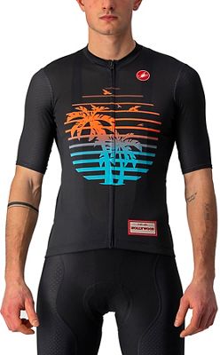 Maglia da ciclismo Castelli Hollywood Competizione SS21 - Hollywood Black - XS, Hollywood Black