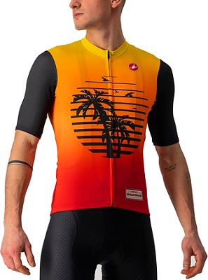 Maglia da ciclismo Castelli Hollywood Competizione SS21 - Hollywood Sunset - XS, Hollywood Sunset