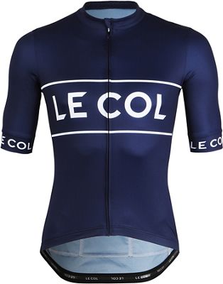 LE COL Sport Logo Cycling Jersey SS21 - Navy - XL}, Navy