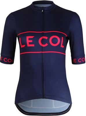 LE COL Women's Sport Logo Cycling Jersey SS21 - Navy - L}, Navy