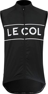 LE COL Sport Logo Cycling Gilet SS21 - Black - XL}, Black