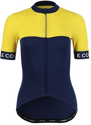 Maglia da ciclismo donna LE COL Sport II SS21 - Navy-Yellow - XL, Navy-Yellow