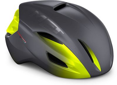 MET Manta (MIPS) Road Helmet 2021 - Grey Fluo Yellow-Matte Glossy, Grey Fluo Yellow-Matte Glossy