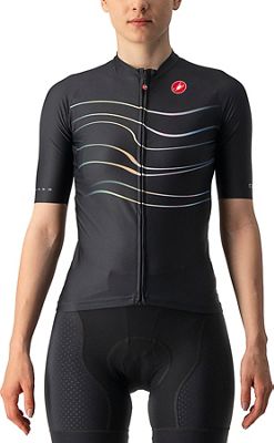 Castelli Women's Aero Pro Cycling Jersey SS21 - nero chiaro, nero chiaro
