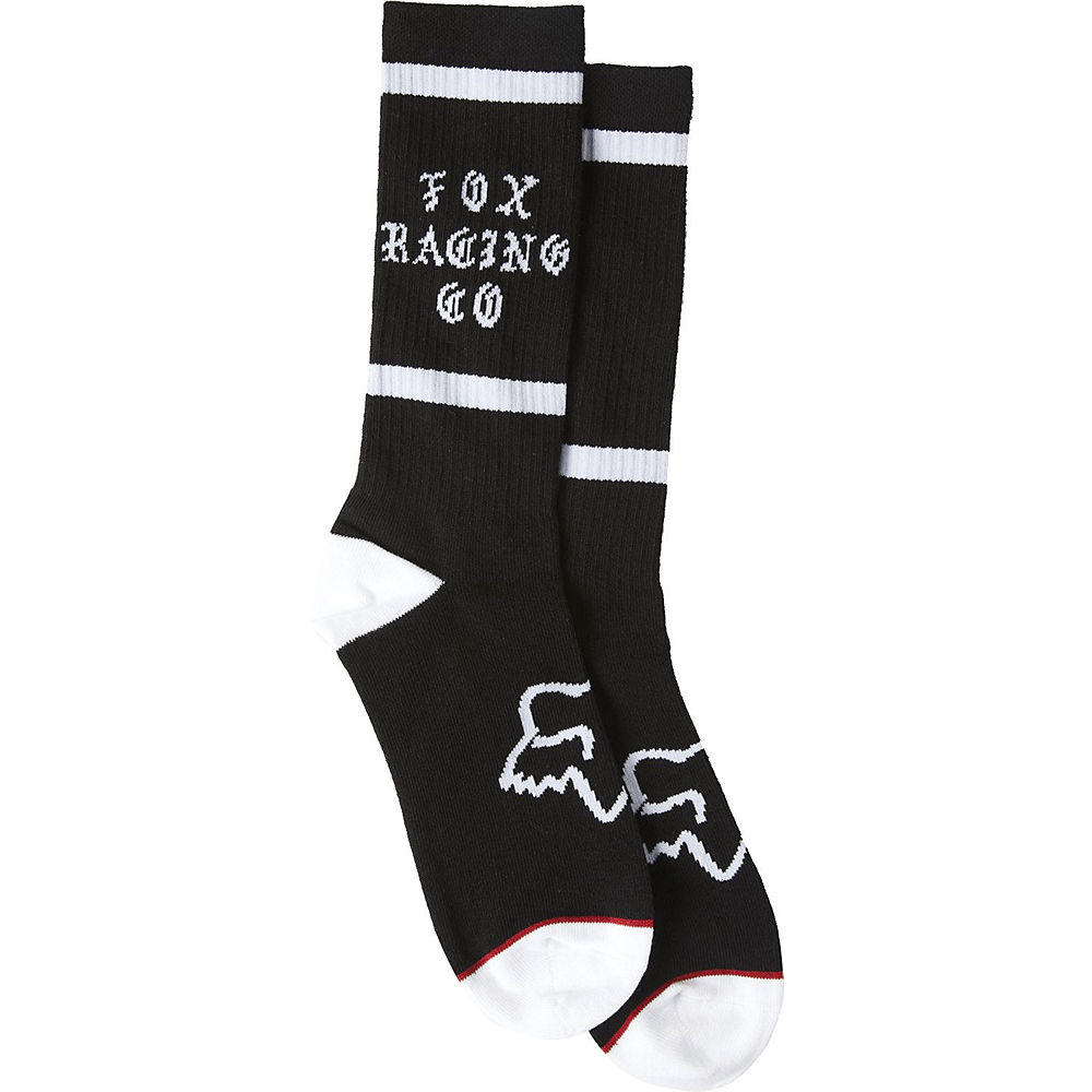 Fox Racing Top Coat Crew Socks 2021 - Noir - SM, Noir