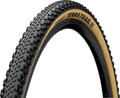 Continental Terra Trail Folding TL Tyre (ProTection) - Black Cream - 700c}, Black Cream