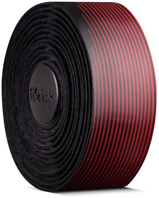 Fizik Vento Microtex Tacky Bar Tape (2mm) - Black and Red, Black and Red