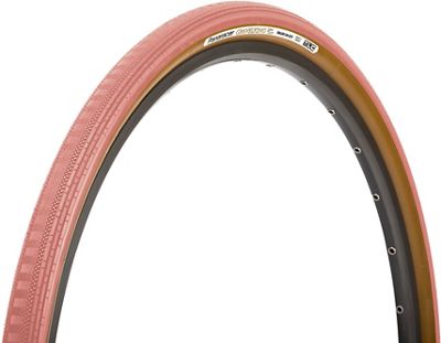 Panaracer Gravel King Semi Slick Colour  TLC Tyre - Flamingo Pink - 700c x 38c, Flamingo Pink