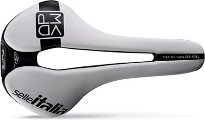 Selle Italia FLITE Boost MVDP Carb Superflow Saddle - White - Large}, White