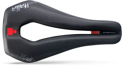 Selle Italia WATT Ironman Carbonio Superflow Saddle - Black - Large}, Black