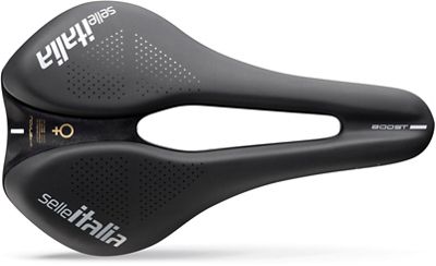 Selle Italia NOVUS Lady TM Boost EVO Superflow Saddle - Black - Large}, Black