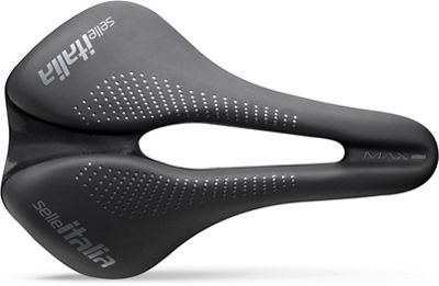 Selle Italia MAX NOVUS EVO Boost Gel TI 316 Saddle - Black - Large}, Black