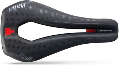 Selle Italia WATT Ironman TI 316 Gel Superflow Saddle - Black - U3}, Black