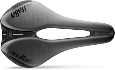 Selle Italia NOVUS X-Cross Boost EVO Superflow Saddle - Grey - L3}, Grey