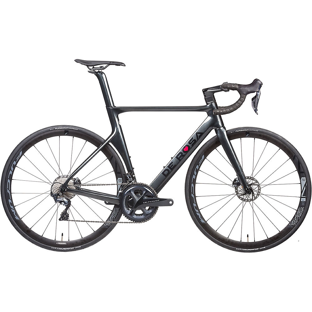 De Rosa SK Ultegra Di2 Road Bike 2021 - Noir brillant - 58cm (22.75), Noir brillant