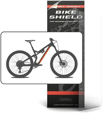 Bike Shield Large Tube Shield Protection Pack - Clear - 1 Piece, Clear