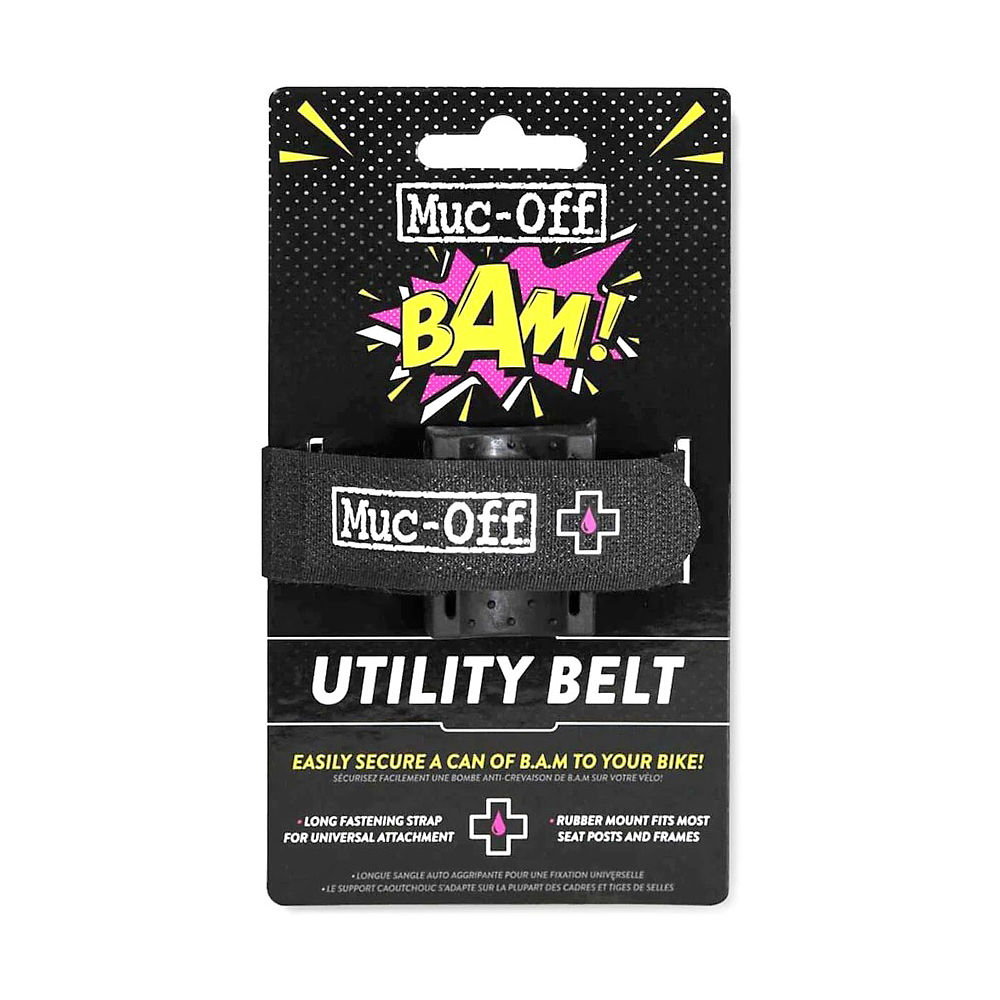 Muc-Off BAM! Utility Belt Strap - Black - Strap Only}, Black