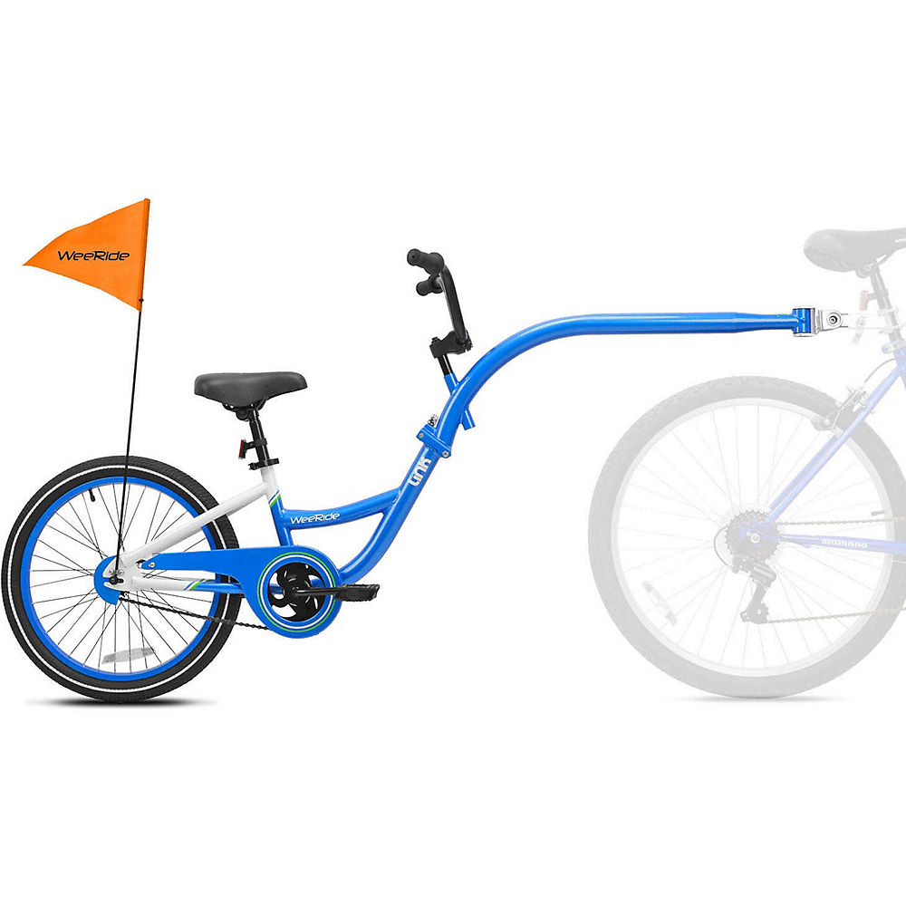 WeeRide Tagalong Link Trailer Bike - Bleu, Bleu