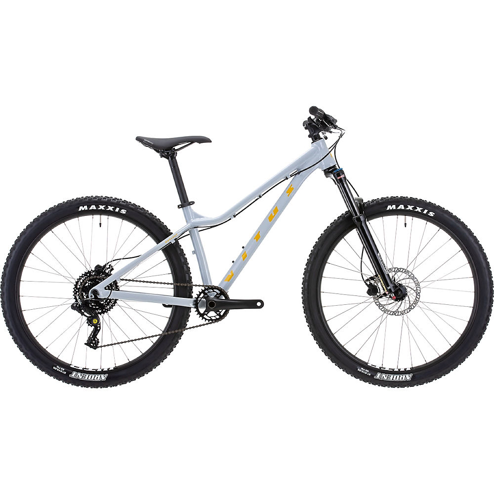 Bicicleta de montaÃ±a de mujer Vitus Nucleus 27 VRW 2022 - Oryx Grey - Yellow, Oryx Grey - Yellow