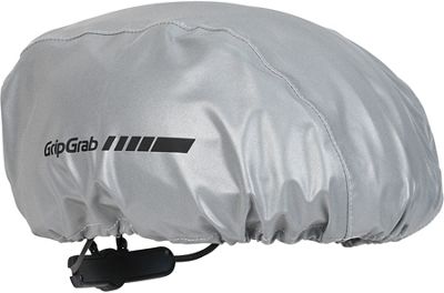 GripGrab Reflective Helmet Cover AW21 - Grey - One Size}, Grey