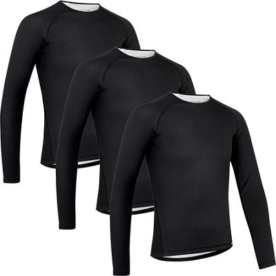 GripGrab Ride Thermal LS Base Layer (3 PACK) AW21 - nero, nero
