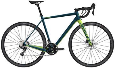 Ridley Kanzo C Adventure GRX600 Gravel Bike 2022 - Jeans Blue - Lime Green, Jeans Blue - Lime Green