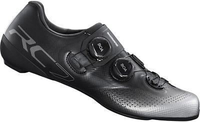 Shimano RC7 Road Shoes (RC702) 2021 - Black - EU 47.3}, Black