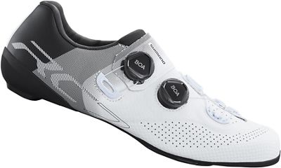 Shimano RC7 Road Shoes (RC701) (Wide Fit) 2021 - White - EU 46}, White