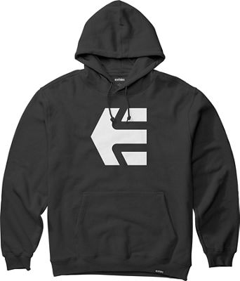 Etnies Classic Icon Hoodie AW21 - Black-White, Black-White