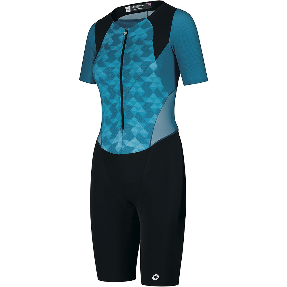 Assos Women's Triator SS Cycling Speedsuit - Adamant Blue} - XS}, Adamant Blue}