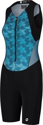 Assos Women's Triator NS Cycling Speedsuit - Adamant Blue - L}, Adamant Blue