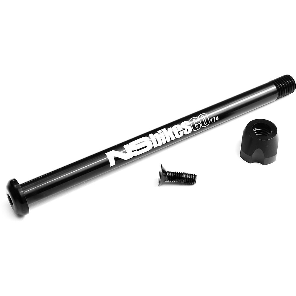 NS Bikes Eccentric Cromo 29 Axle and Nut (174L) - Noir, Noir